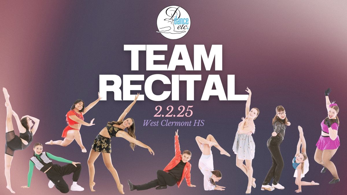 2025 Dance Etc. Team Recital