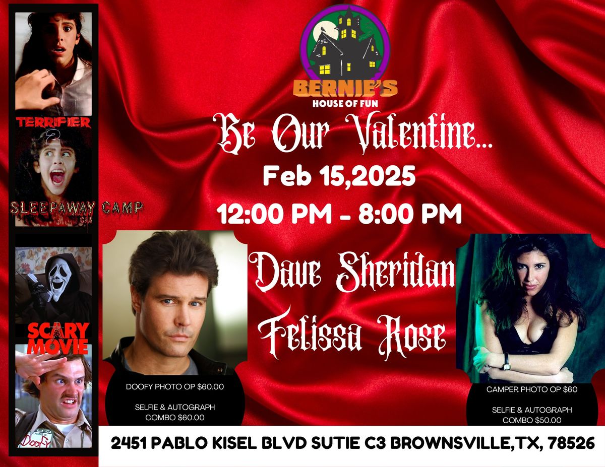 Make it a Date to meet Dave Sheridan & Felissa Rose