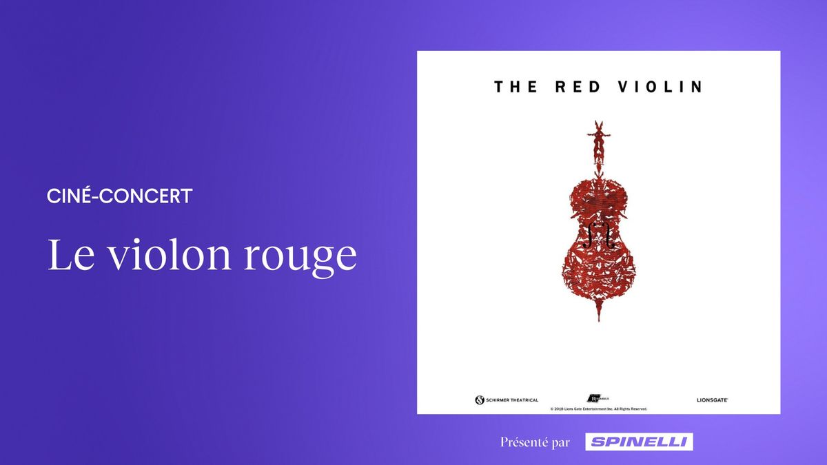 OSM\uff5cCin\u00e9-concert\uff5cLe violon rouge \ud83c\udfac\ud83c\udfbb