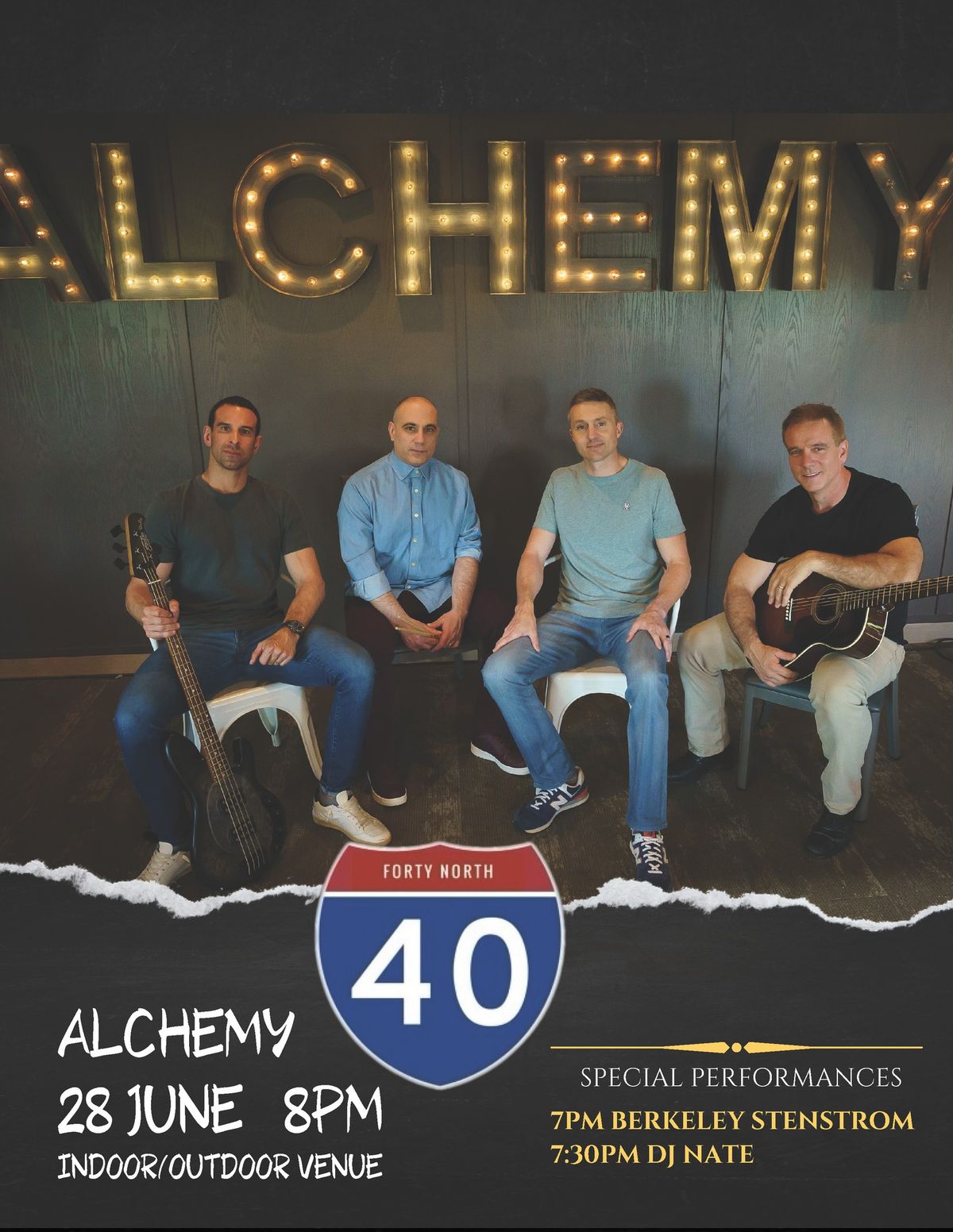 40 North at Alchemy, featuring Berkeley Stenstrom and DJ Nate