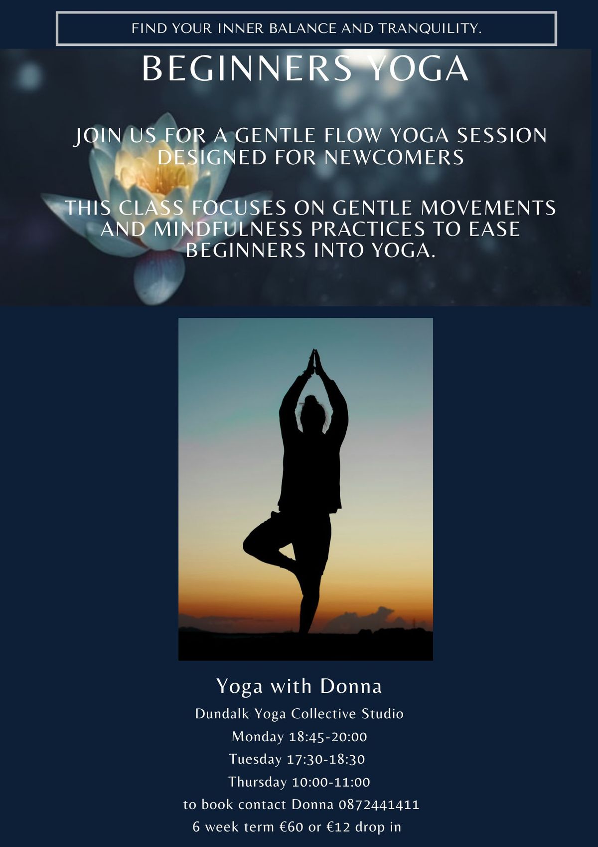 Beginners Yoga - A Gentle Flow Yoga Session & Meditation