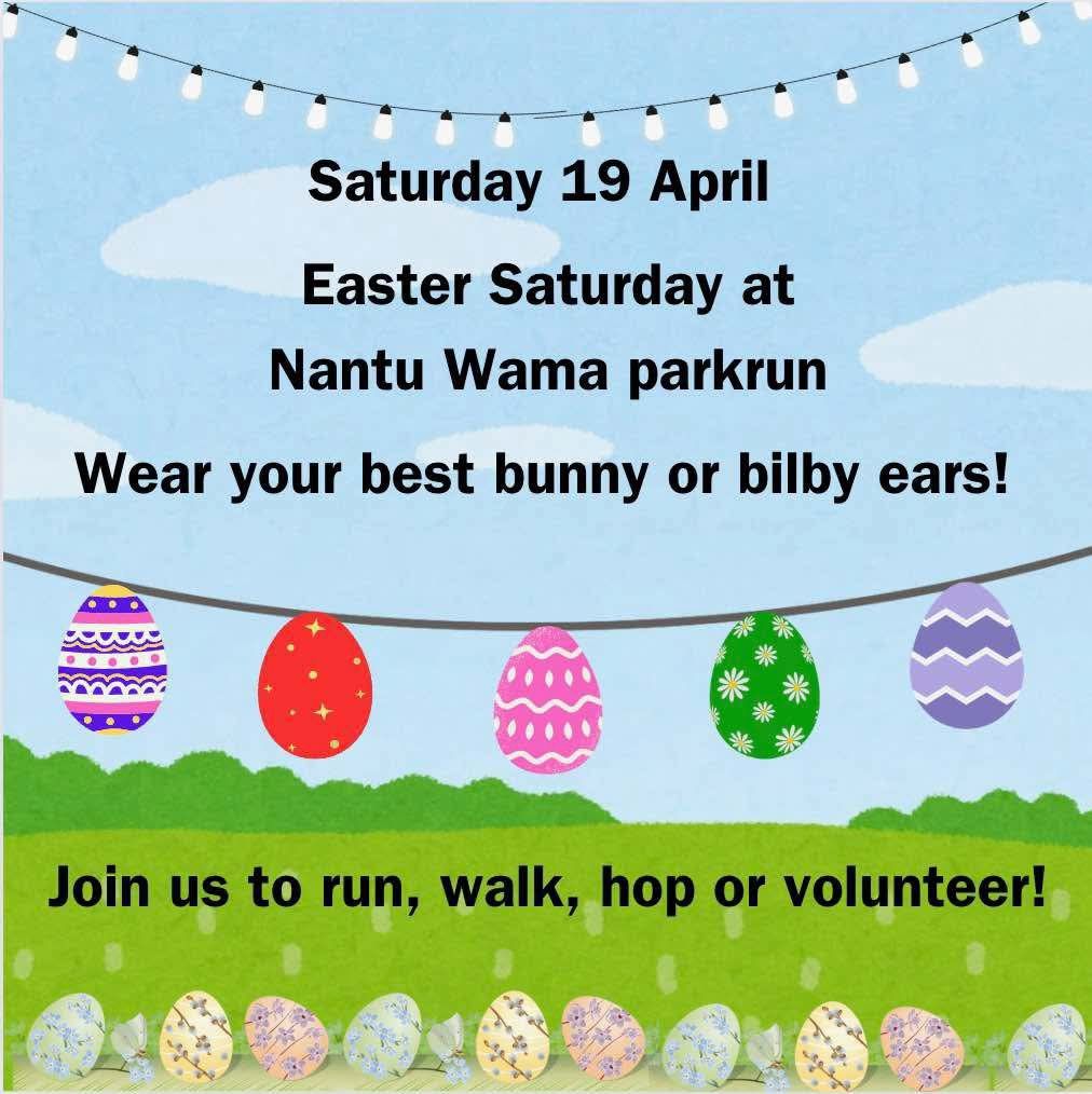 Easter Saturday at Nantu Wama parkrun 