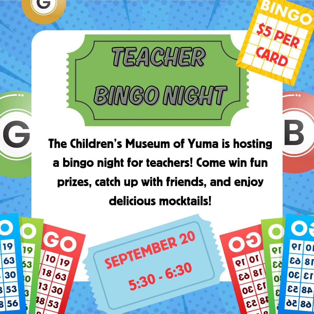 Teacher Bingo Night