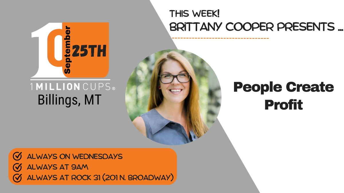 Brittany Cooper Presents at 1 Million Cups Billings