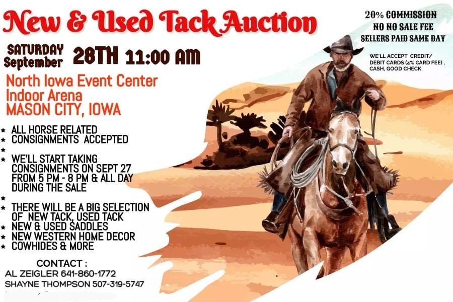 Live In Person New & Used Tack Auction