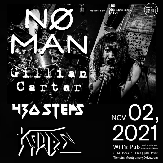 NO MAN (ex Majority Rule) and Gillian Carter  with 430 Steps and Kaupe