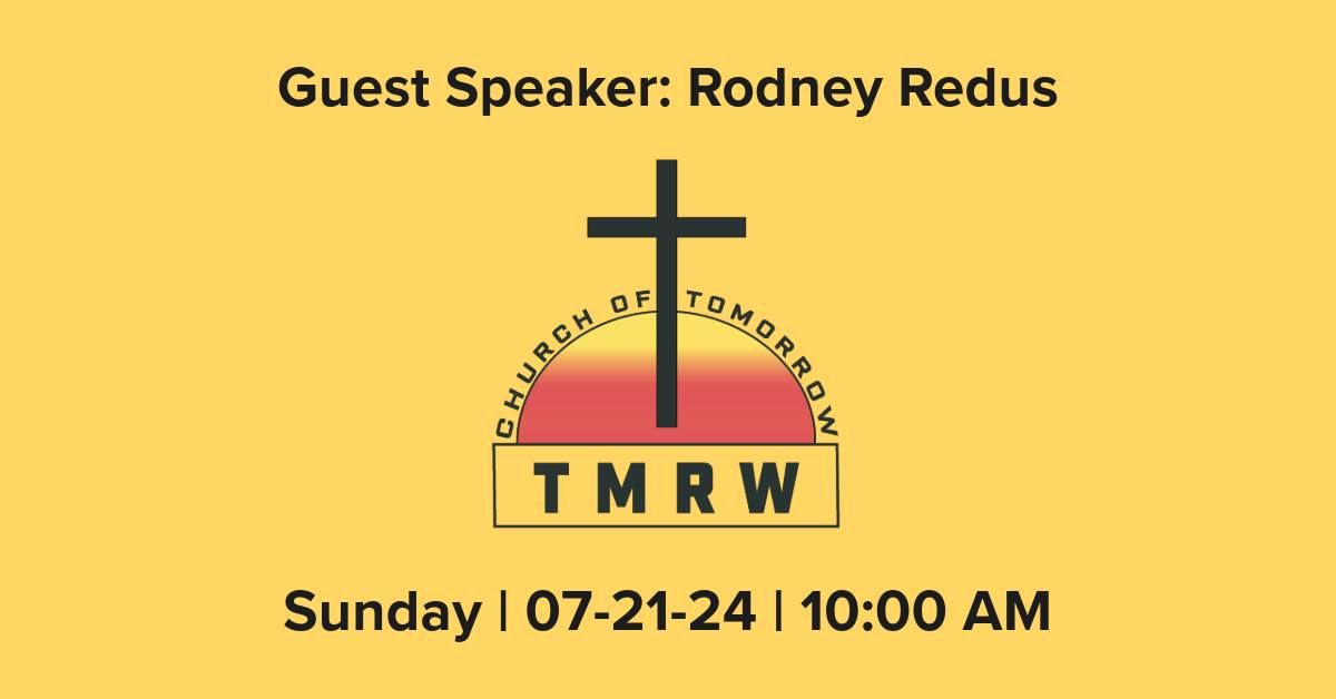 Guest Speaker: Rodney Redus