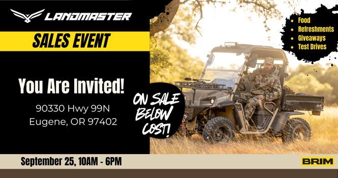 Landmaster Sales Event