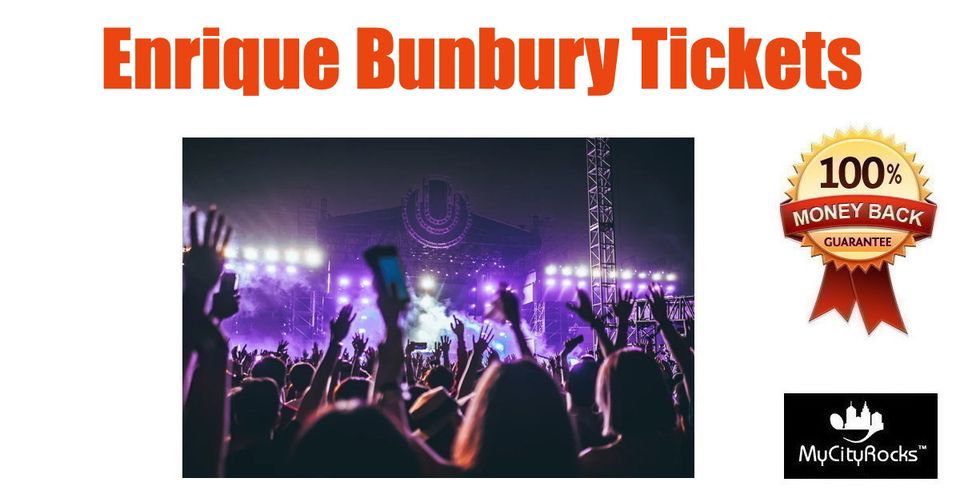 Enrique Bunbury Tickets New York City NY Madison Square Garden NYC MSG