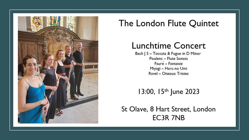 London Flute Quintet - Lunchtime Recital