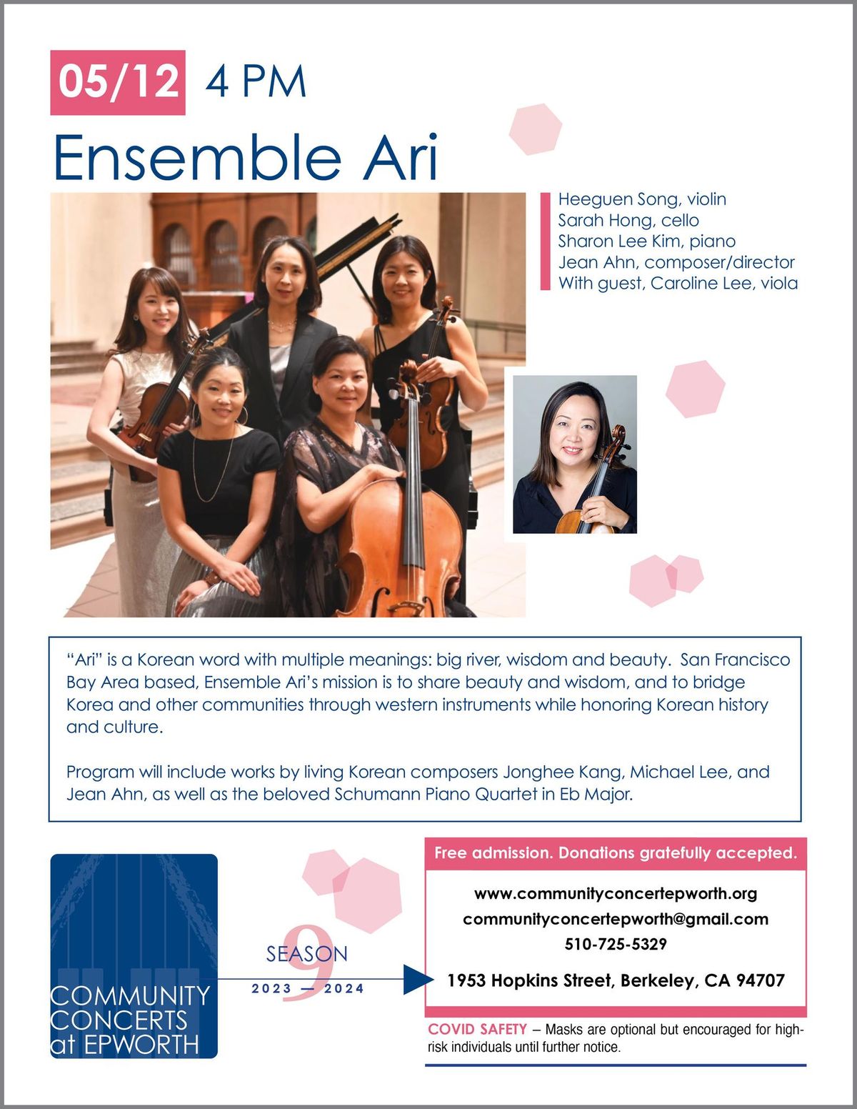 CCE presents Ensemble Ari