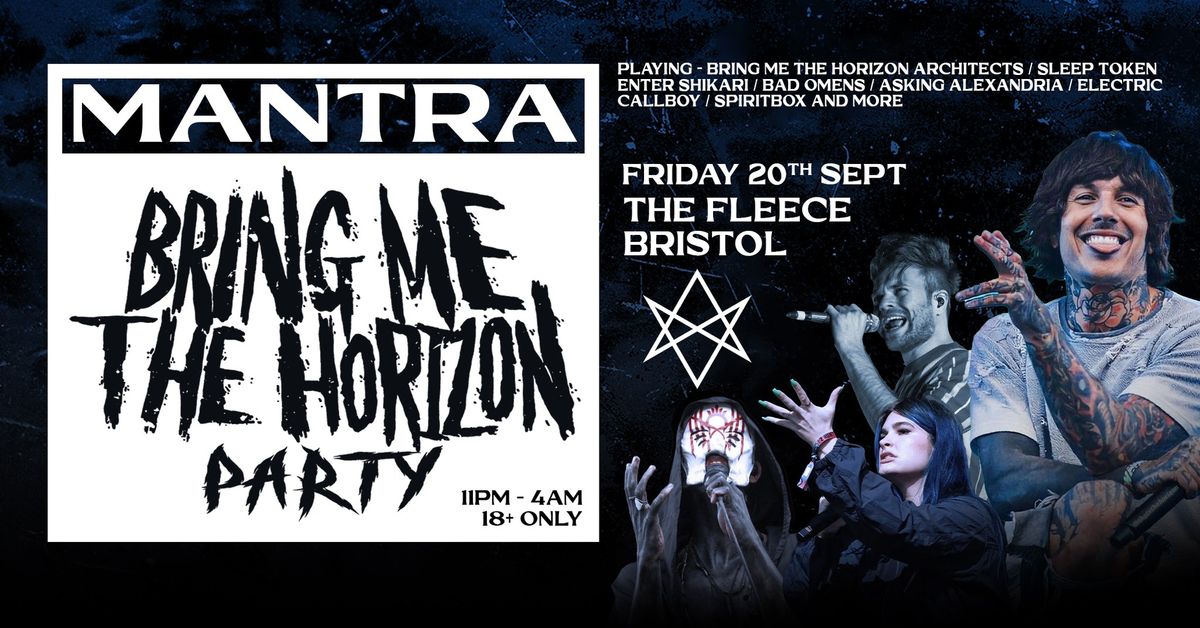 Mantra - A Bring Me The Horizon Party at The Fleece, Bristol 20\/09\/24