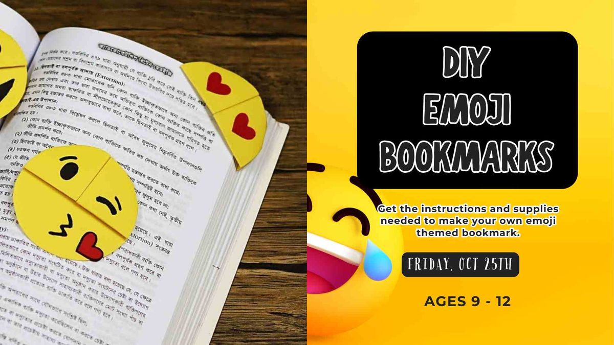 DIY Emoji Bookmarks