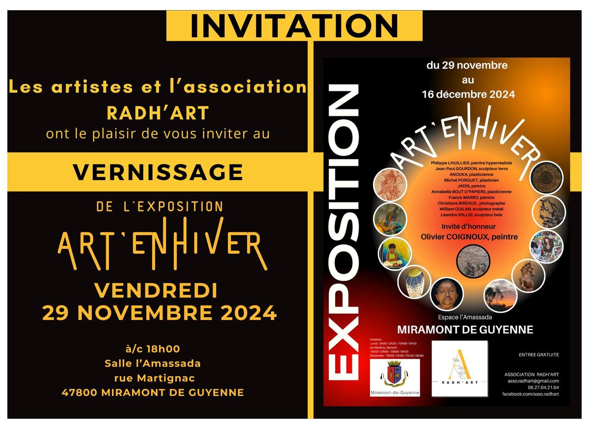 vernissage ART'ENHIVER