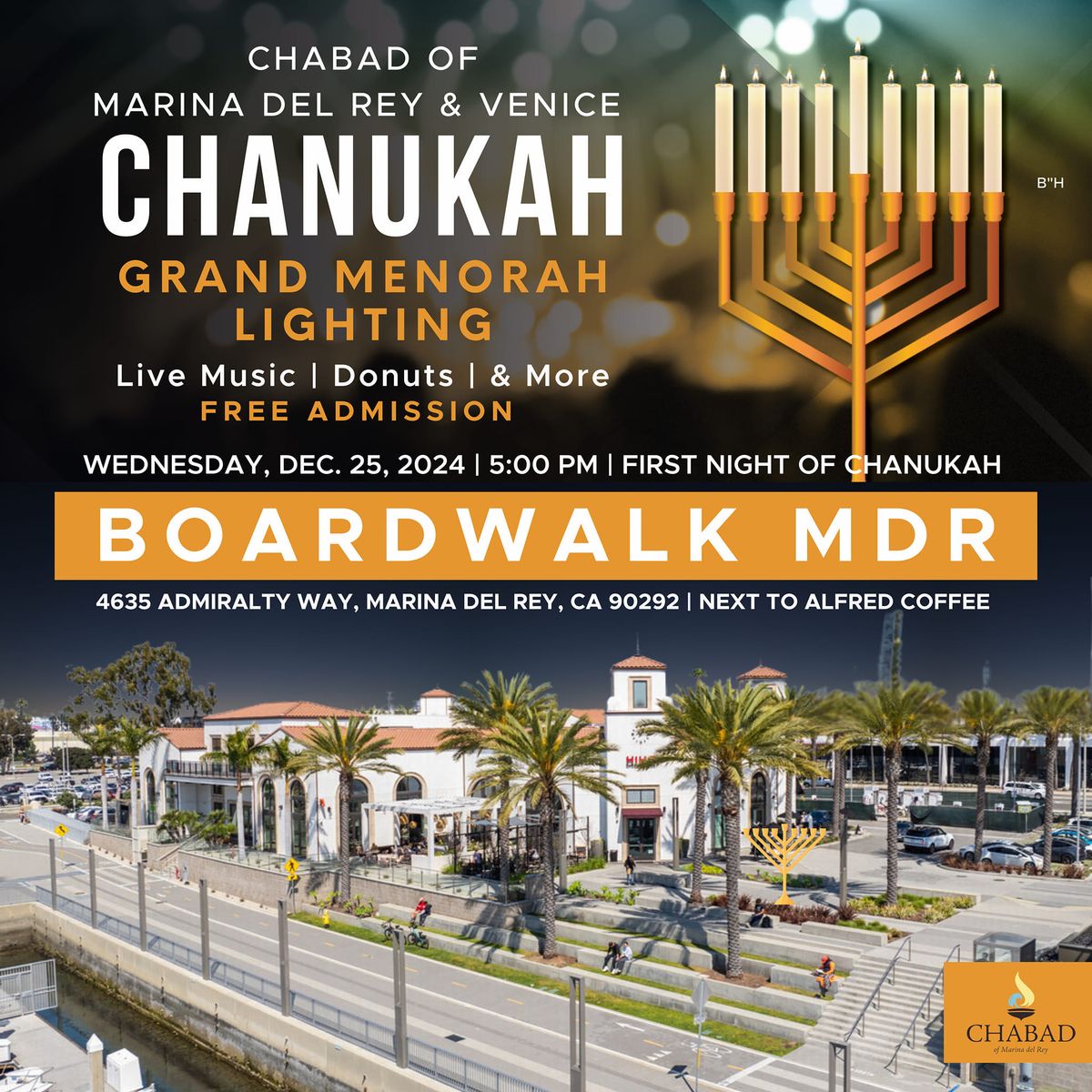 Menorah Lighting at Boardwalk MDR