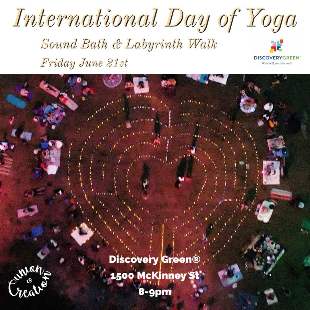  International Day of Yoga Labyrinth Walk and Sound Healing (FREE) 