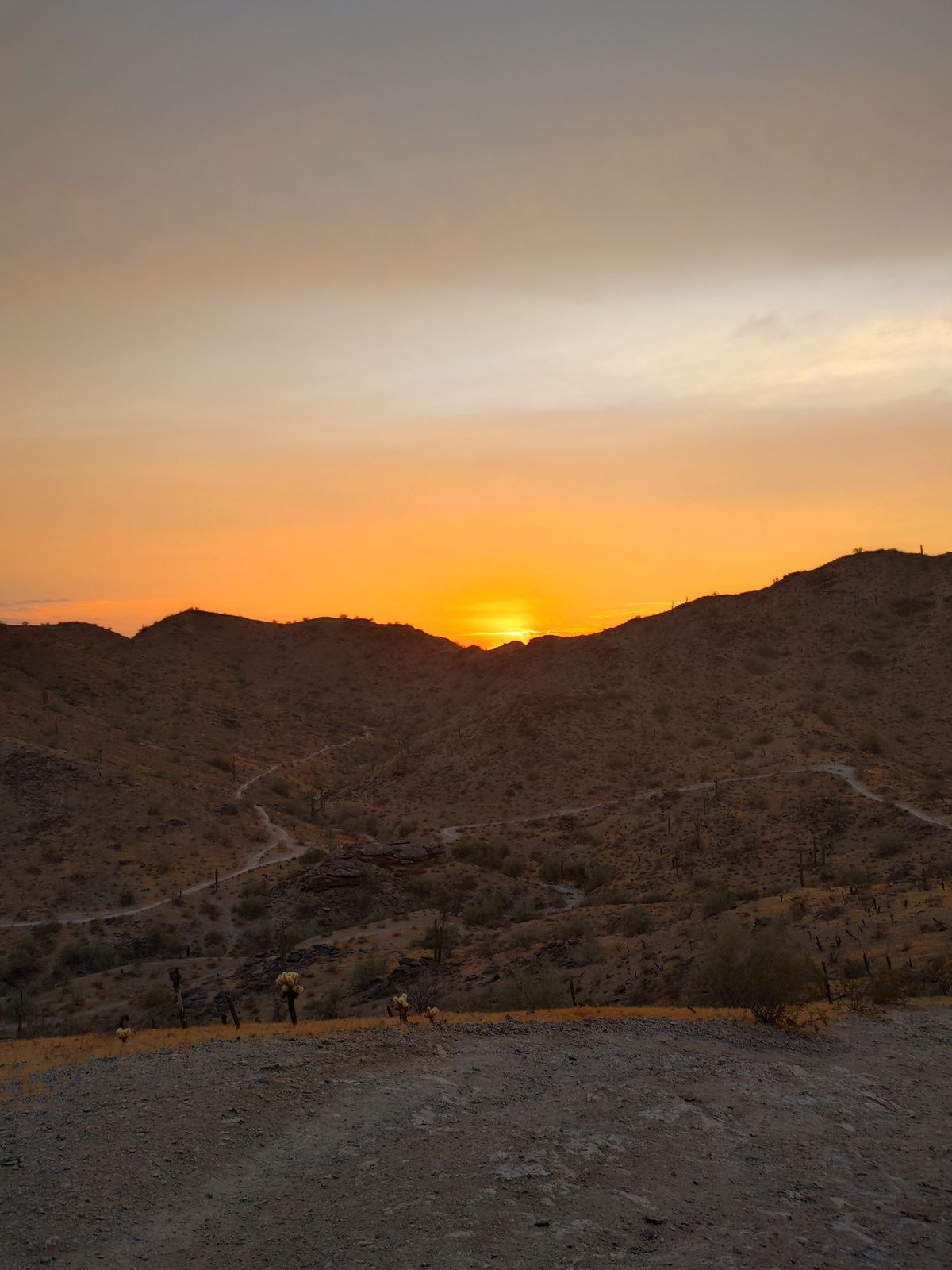 Sunset Hike of Telegraph Pass Trail