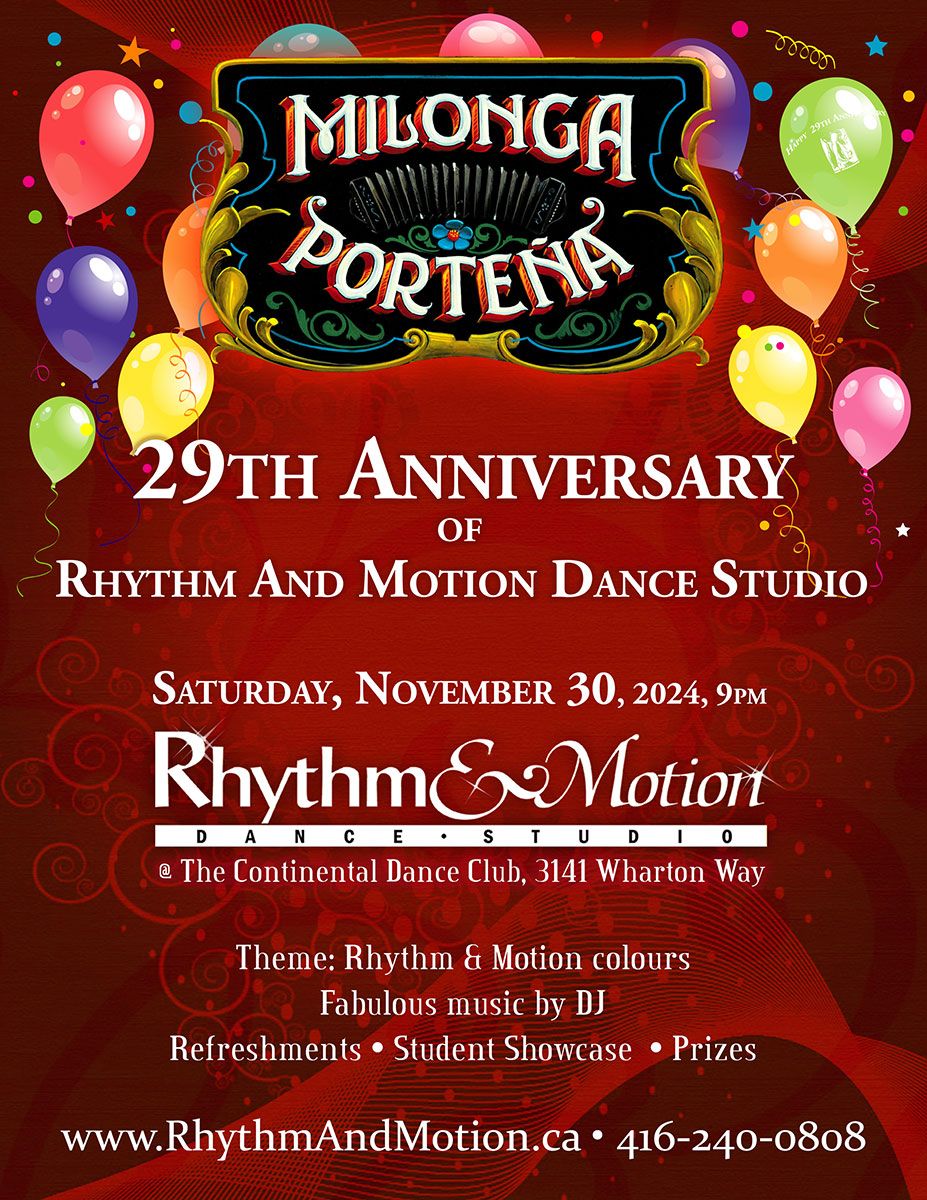 29th Anniversary of Rhythm & Motion Studio