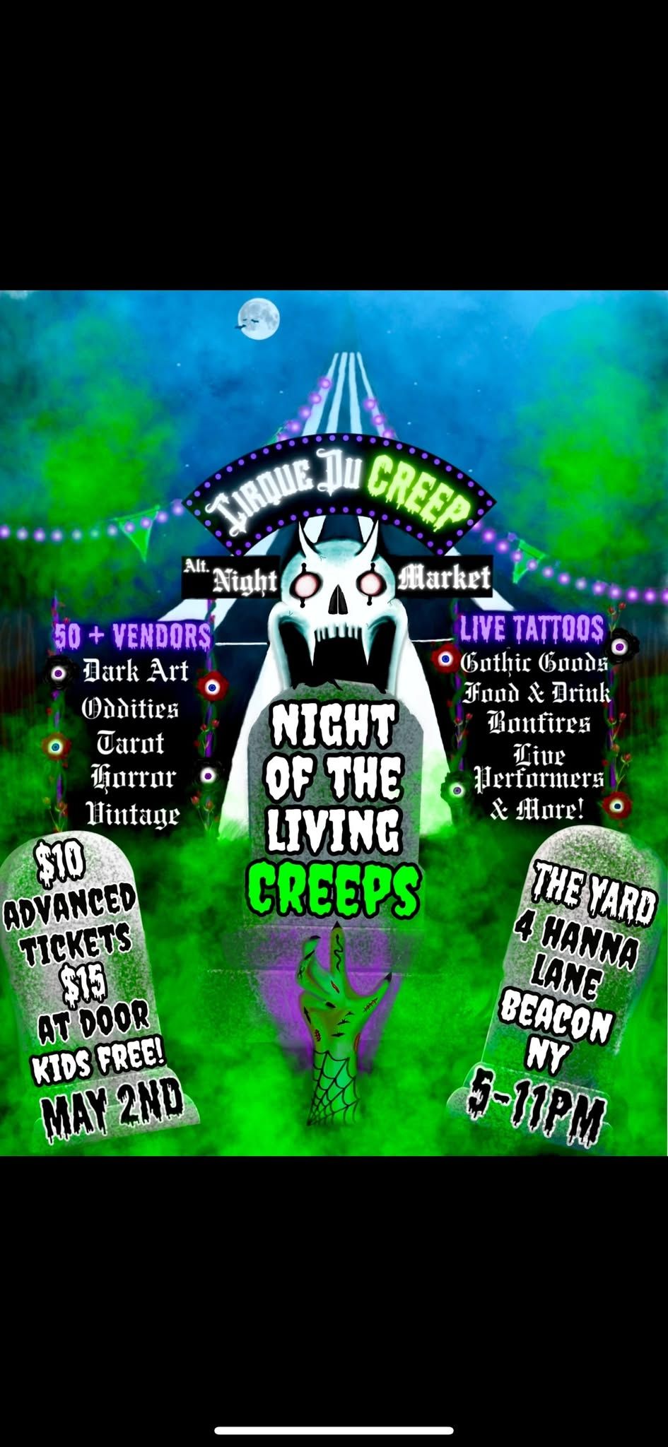 Cirque Du Creep- Night Of the Living Creeps