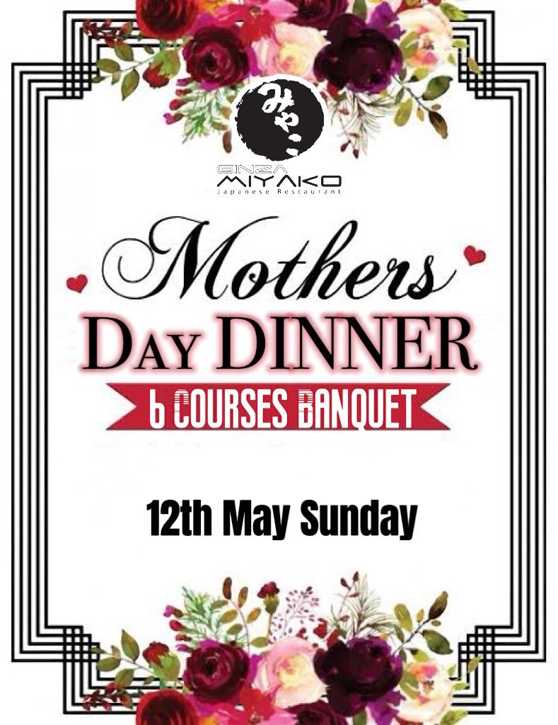Mothers Day 6 courses Dinner