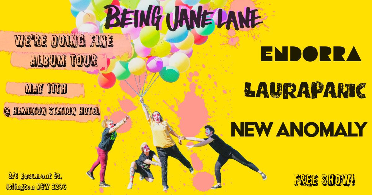 Being Jane Lane 'We're Doing Fine' Album Tour: Newcastle 