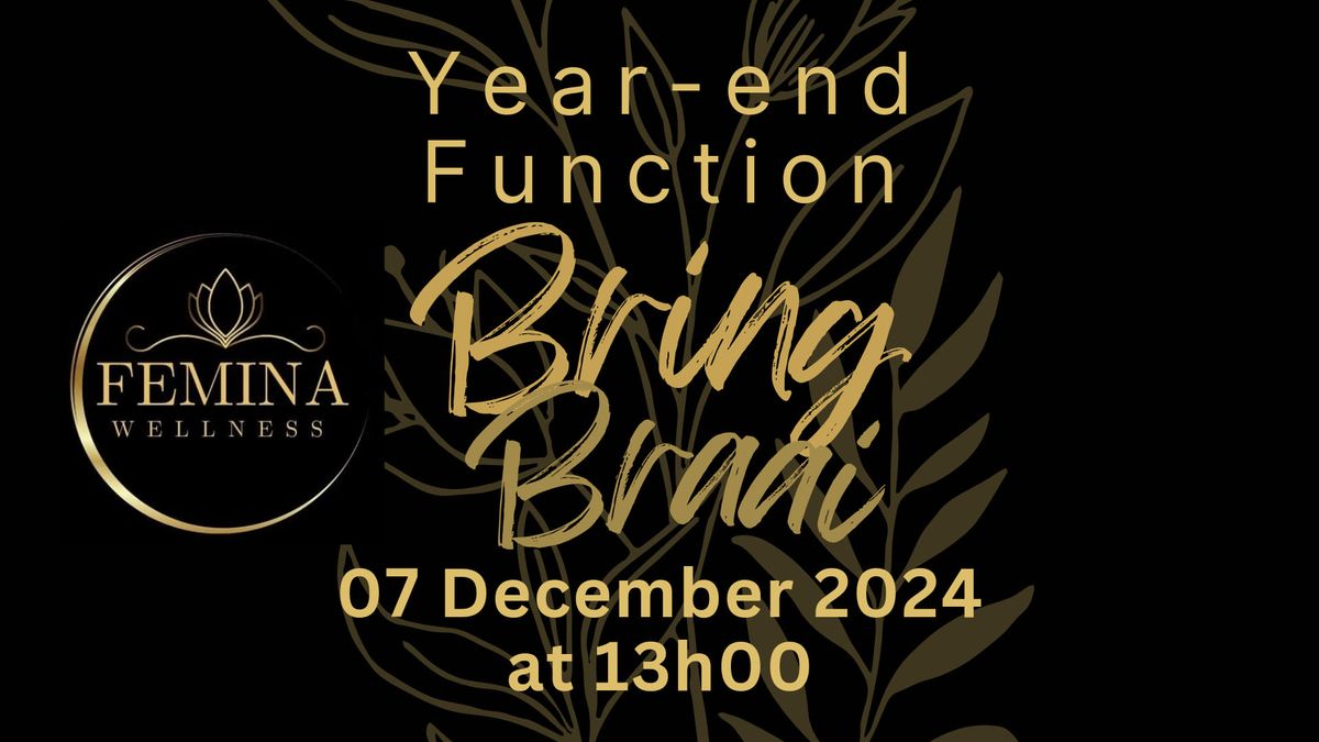 Year-end Function Bring and Braai