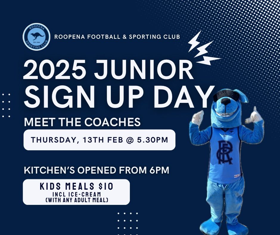 Junior Footy Sign-Up Day