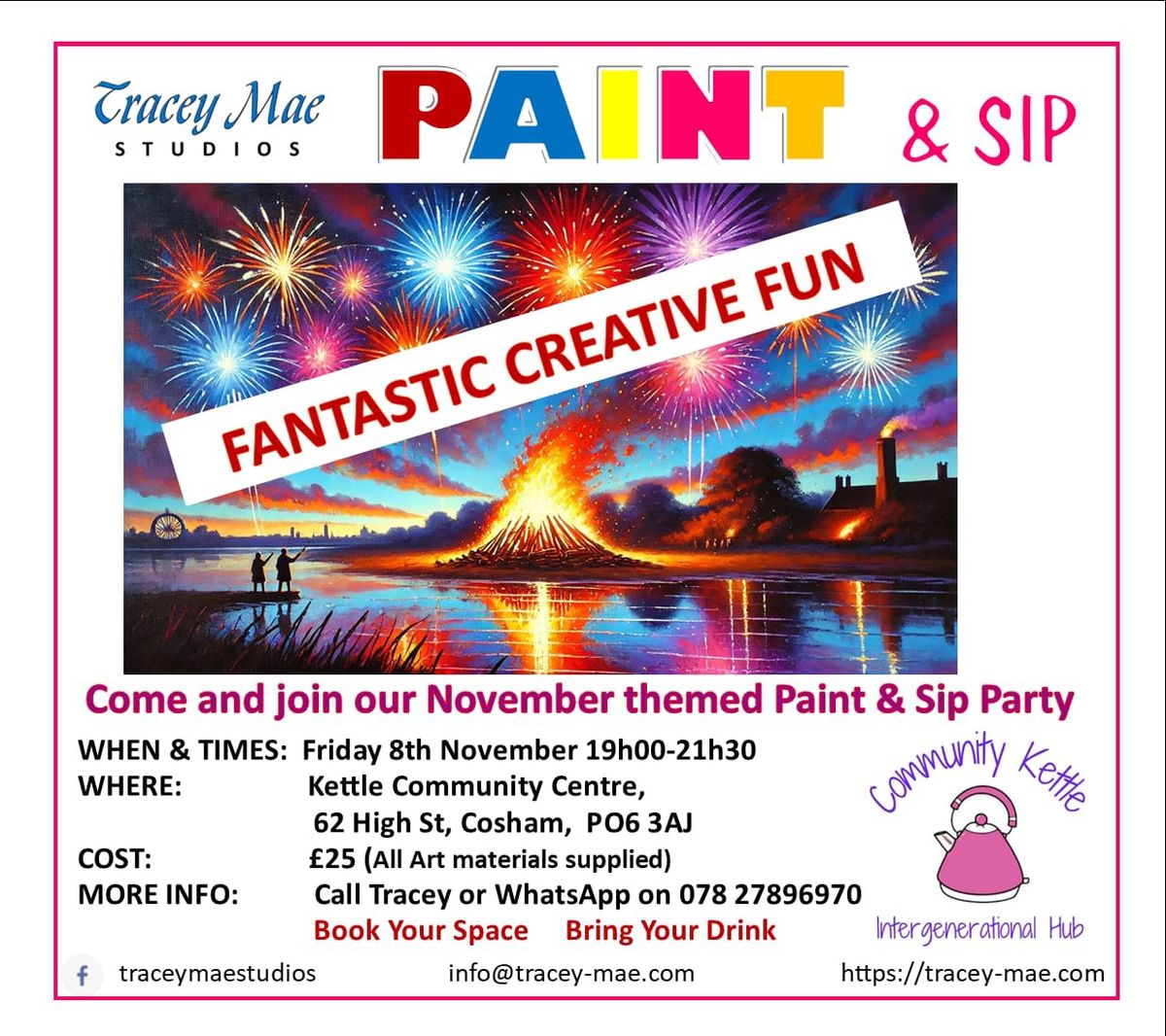 Paint & Sip with Tracey-Mae