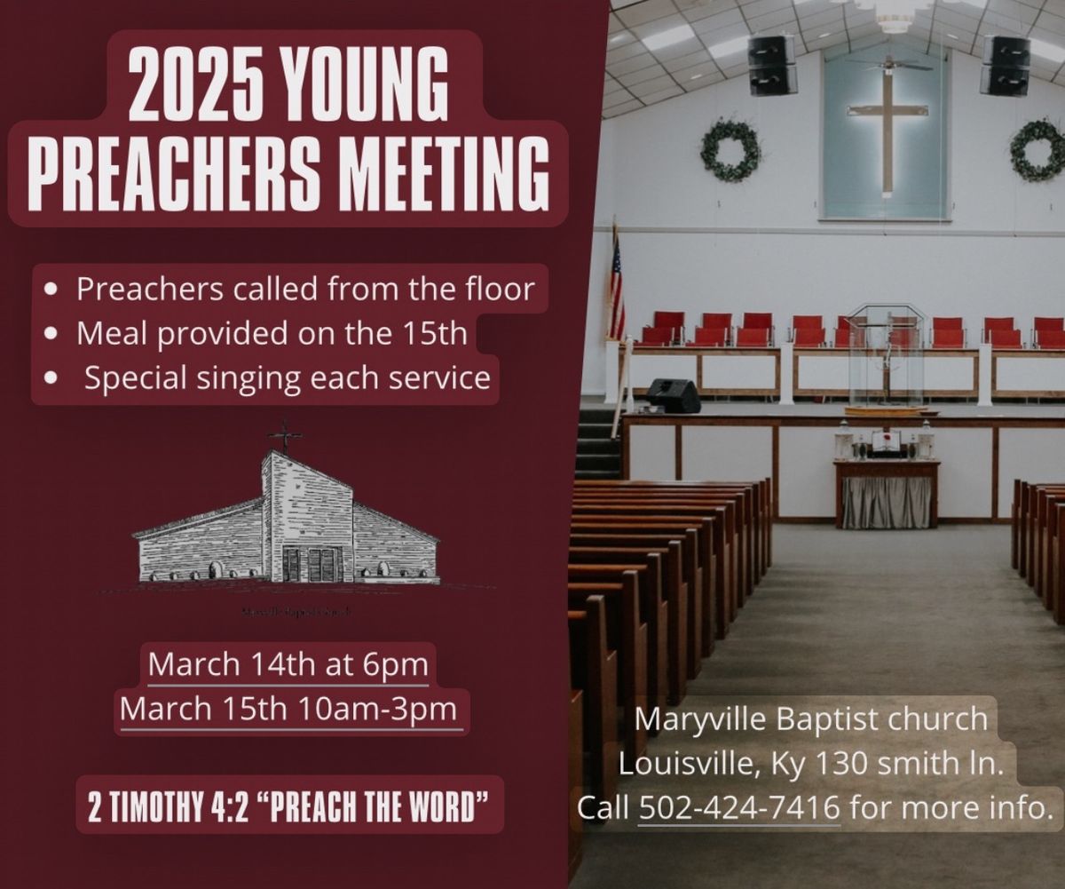 2025 Young Preachers Meeting