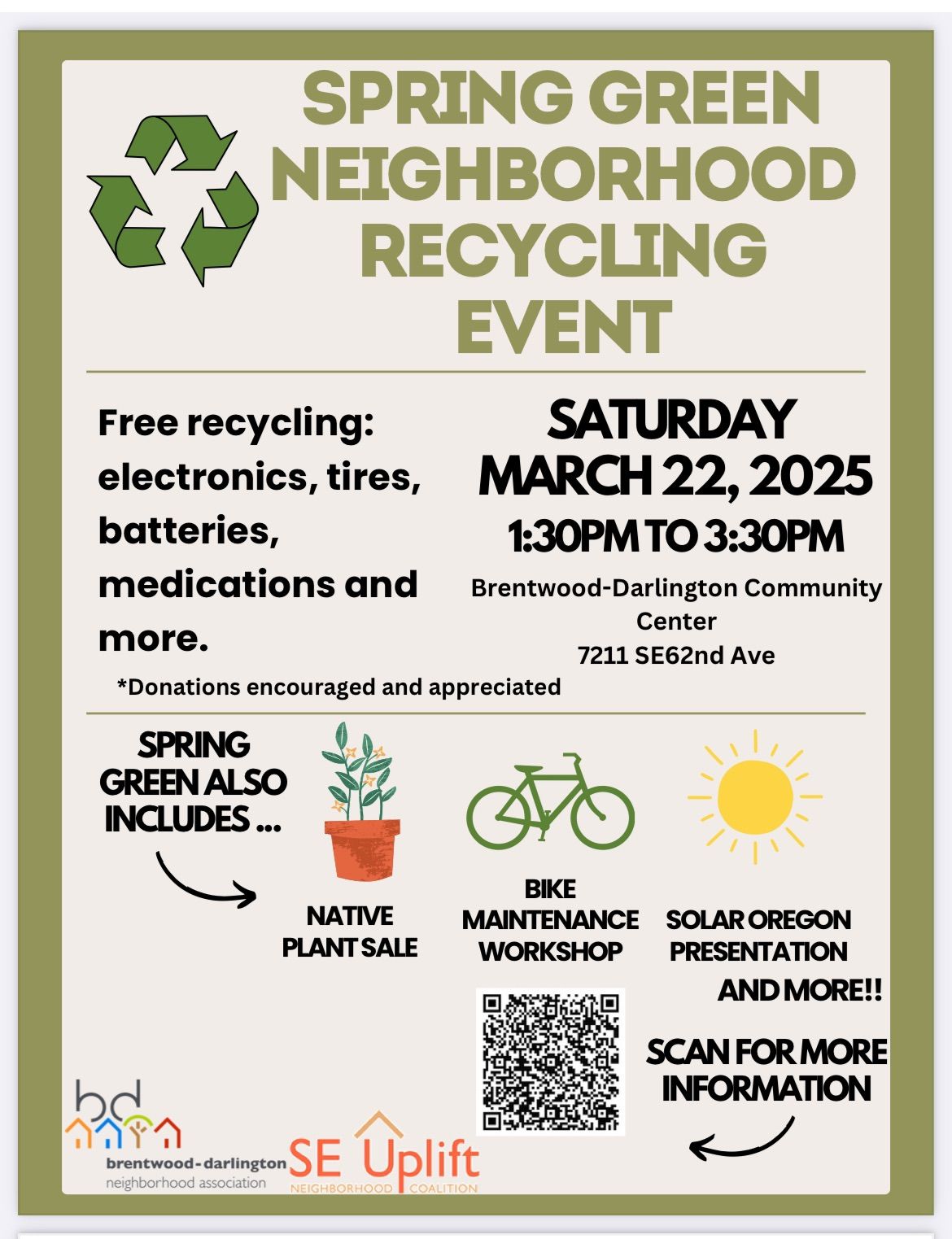 Spring Green Neighborhood Recycling Event