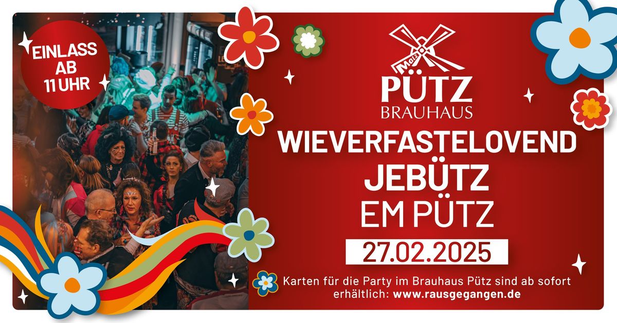 JEB\u00dcTZ IM P\u00dcTZ-Weiberfastnacht im Brauhaus P\u00fctz