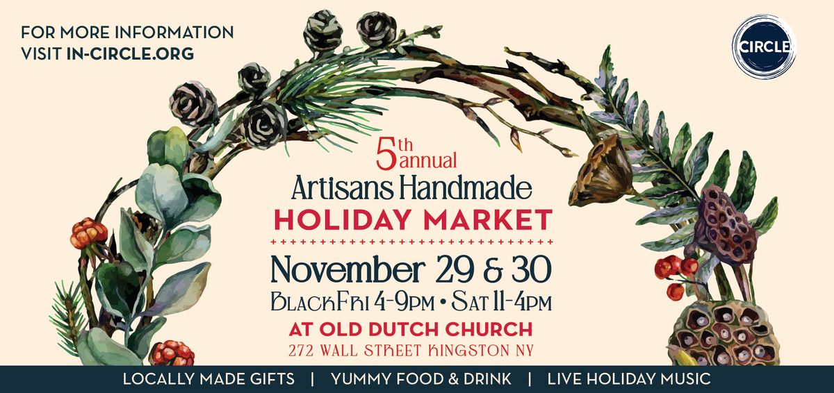 ARTISANS HANDMADE HOLIDAY MARKET