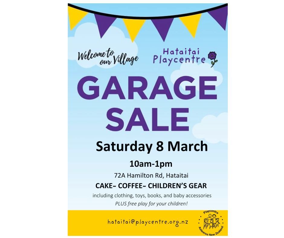 Hataitai Playcentre Garage Sale