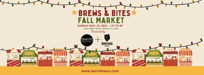 Bites & Brews Fall Market