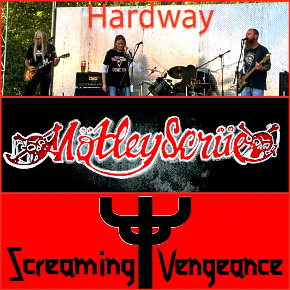 Screaming Vegeance returns to Leftys with Motley Scrue and Hardway