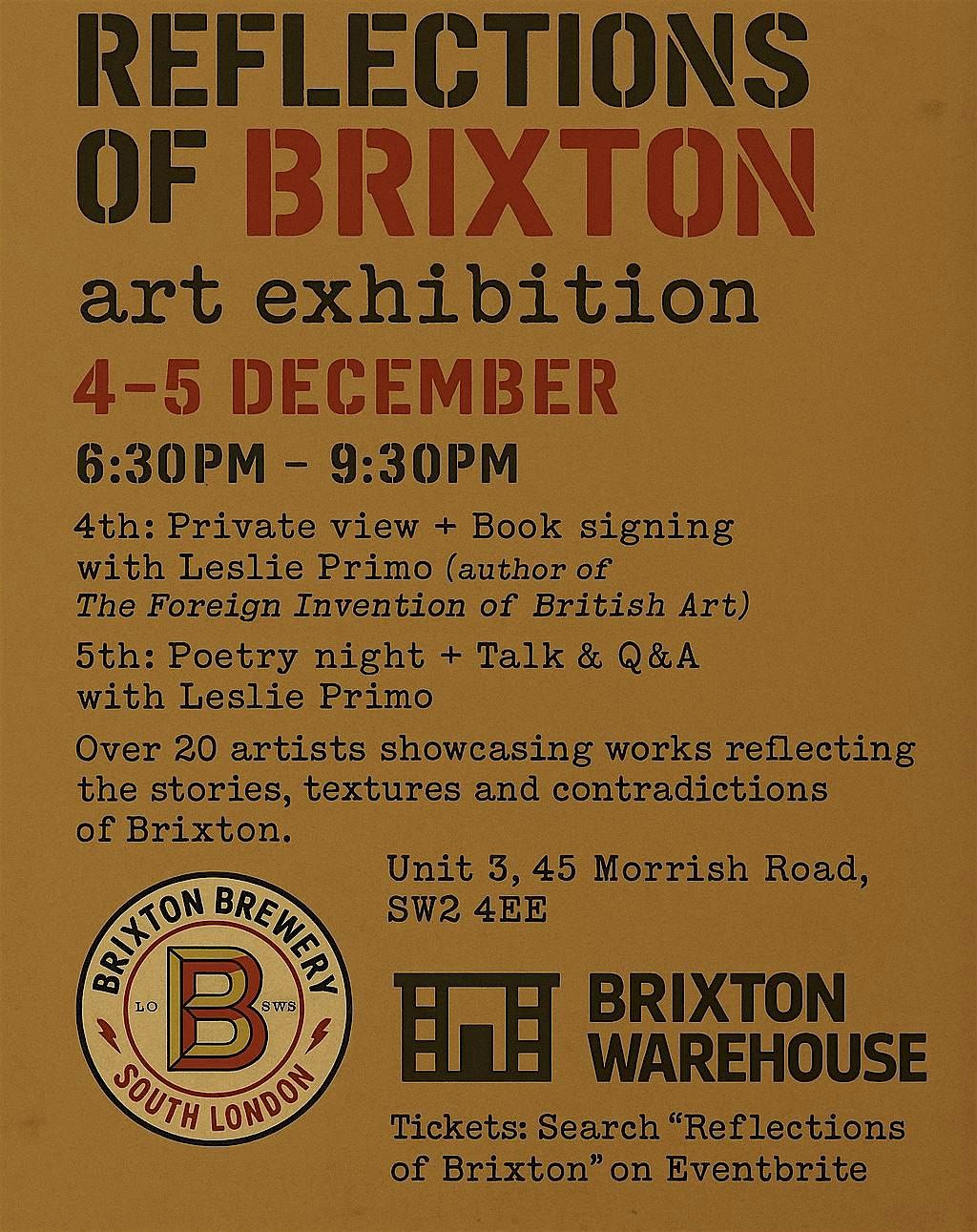 Reflections of Brixton Art Exhibition