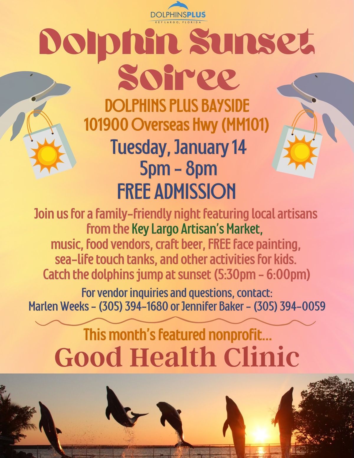 Dolphin Sunset Soiree * FREE EVENT! *