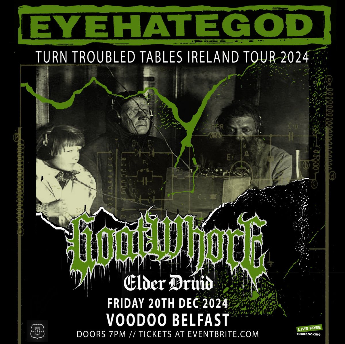 Eyehategod & Goatwhore + Elder Druid at Voodoo Belfast 20\/1\/224 - Tickets on sale now*