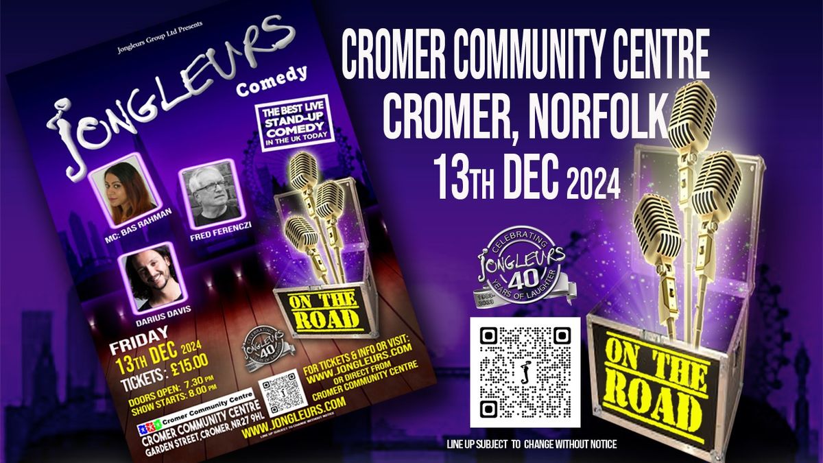 Jongleurs Comedy Club @CromerCommunityCentre