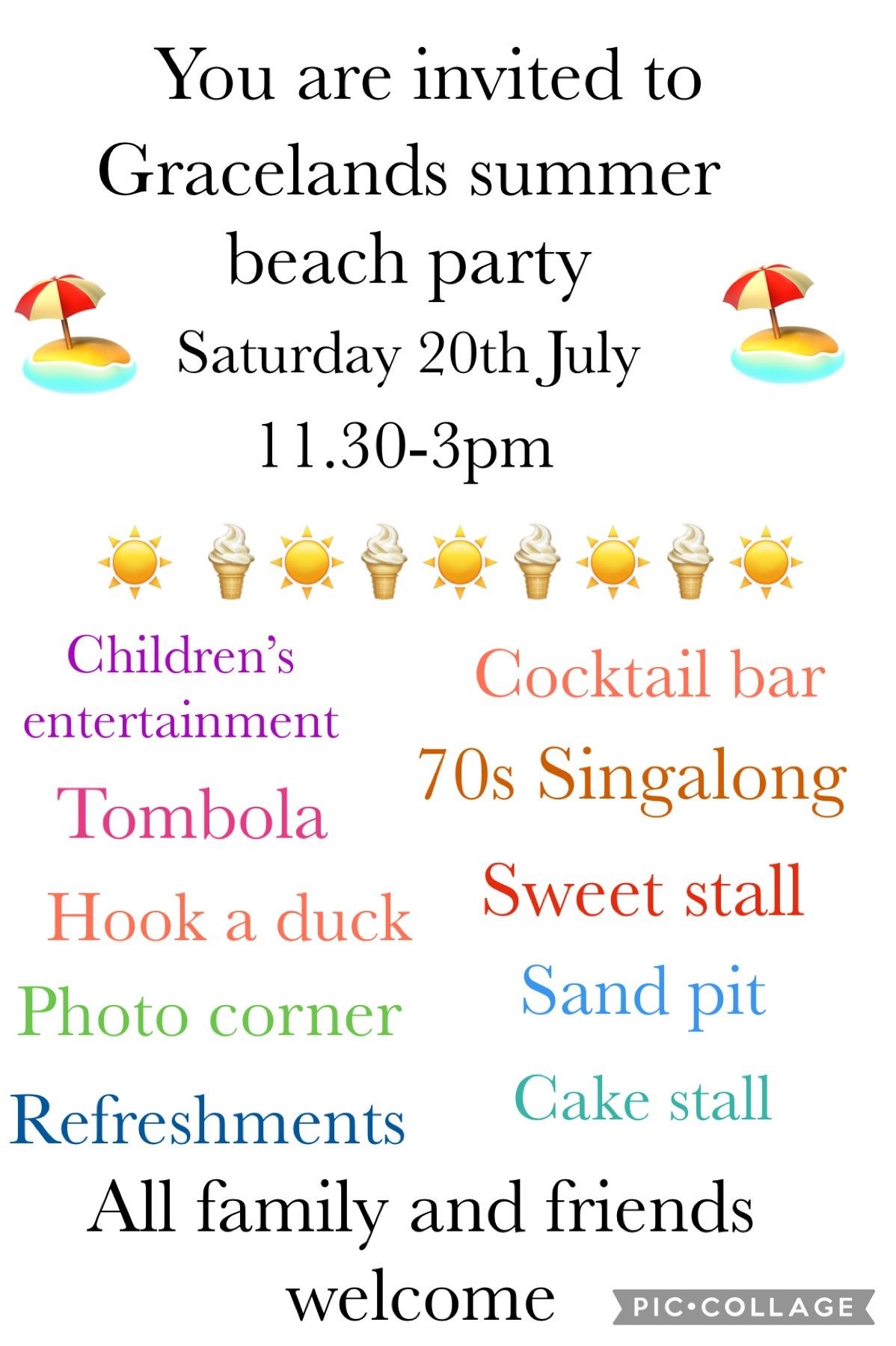 Graceland's Summer Beach Party