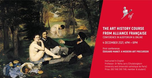 Art History course from Alliance Fran\u00e7aise - \u00c9douard Manet, precursor of modern art