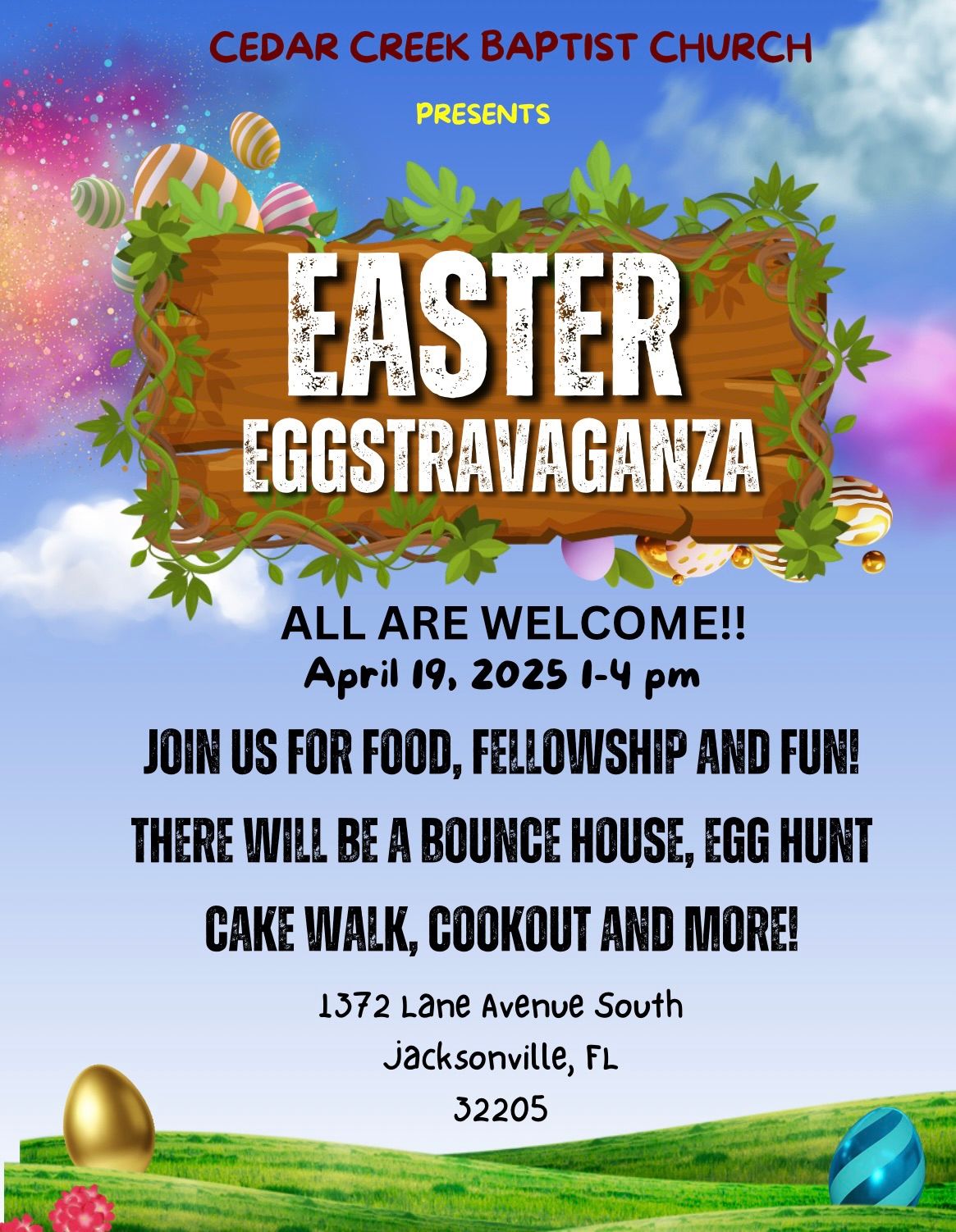 EASTER EGGSTRAVAGANZA COMMUNITY OUTREACH!