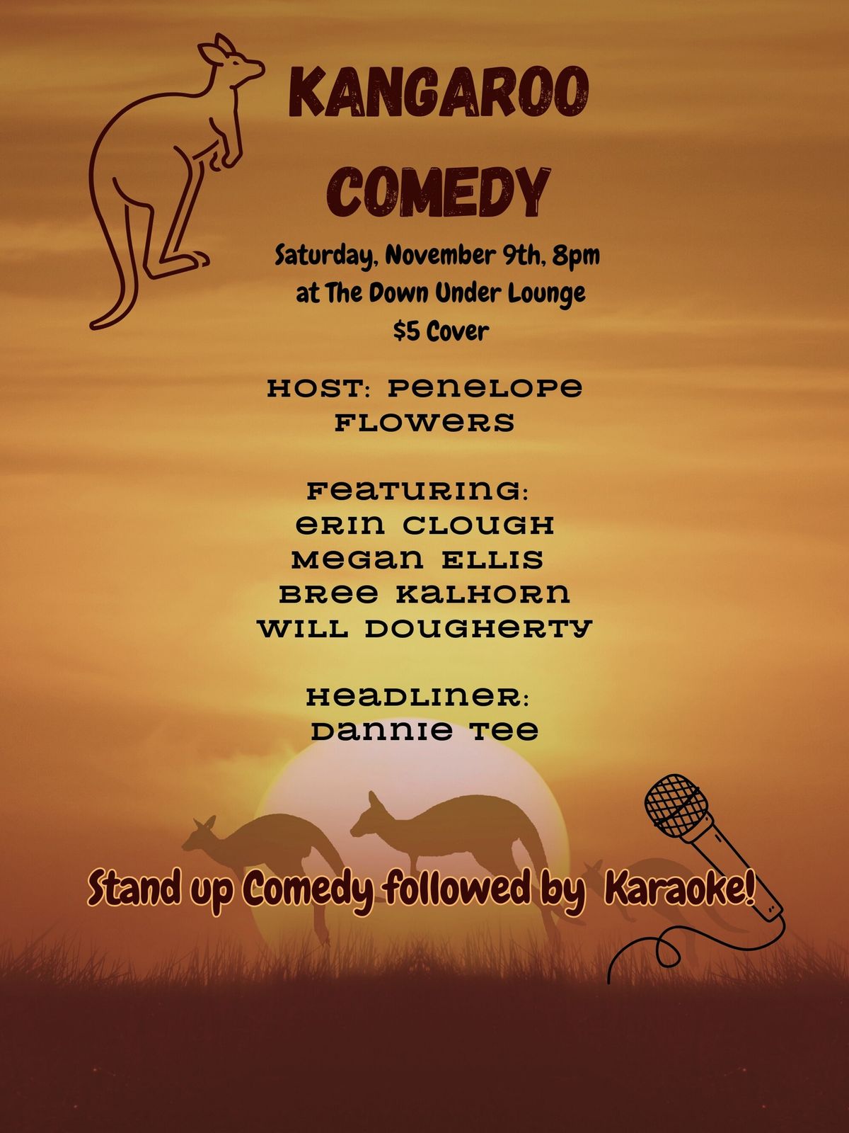 Kangaroo Comedy Pt Duex @ the DU