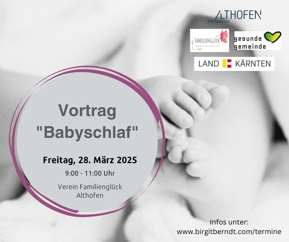 Vortrag "Babyschlaf" in Althofen