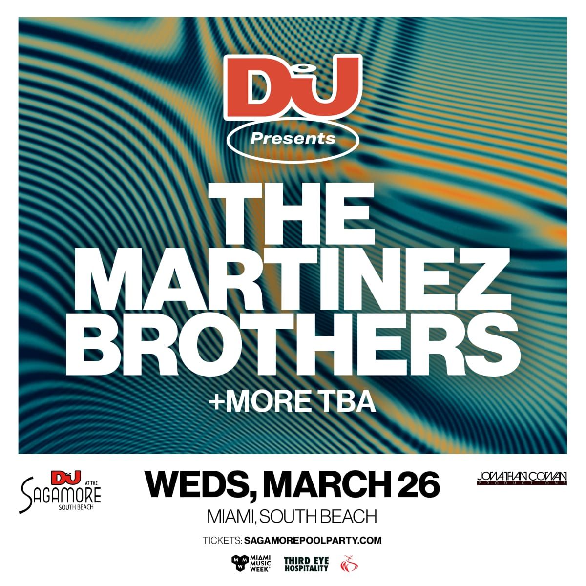 Miami Music Week - The Martinez Brothers at Sagamore Hotel - Miami Beach