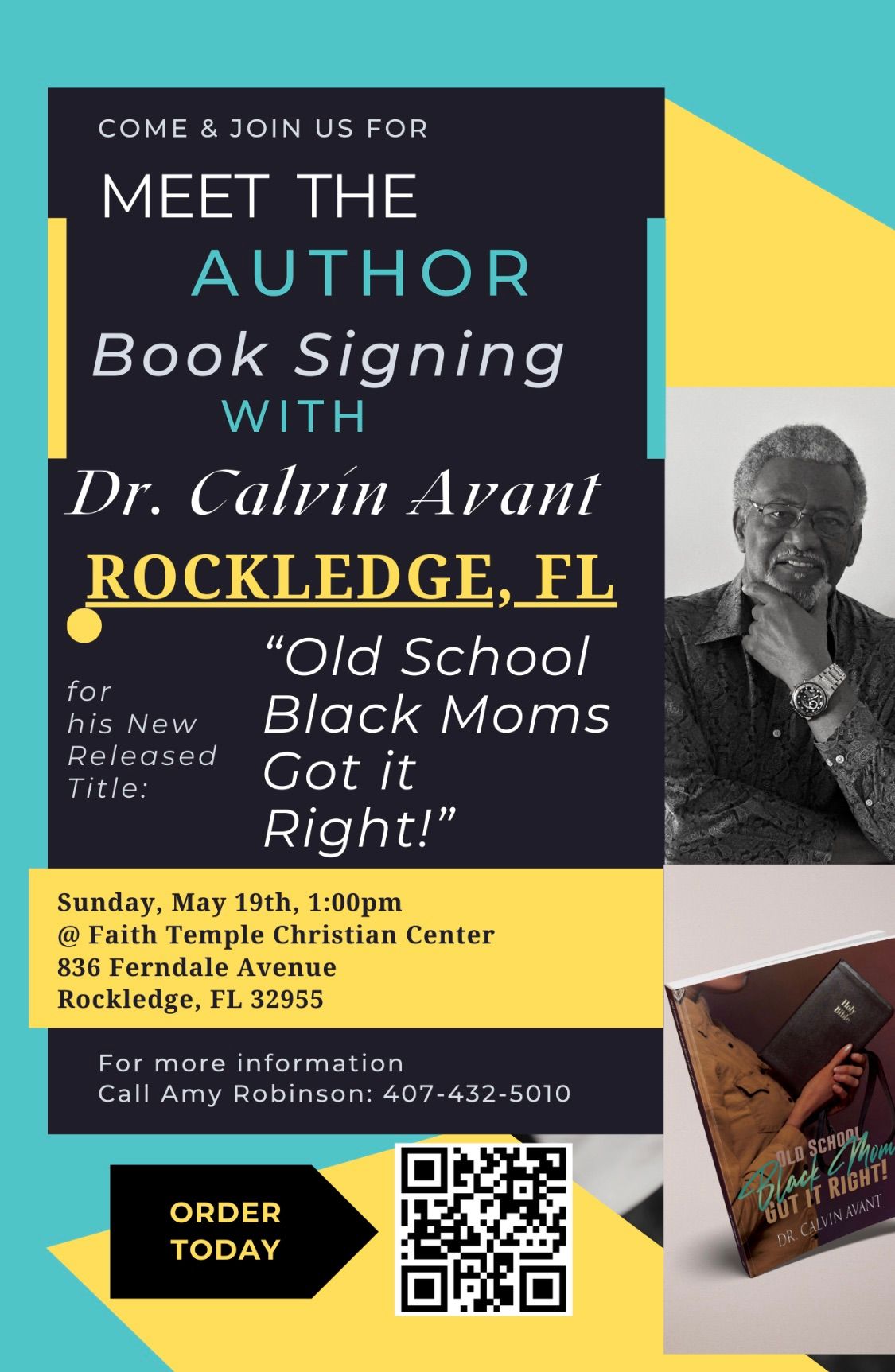 Meet the Author Book Signing: Dr Calvin Avant 