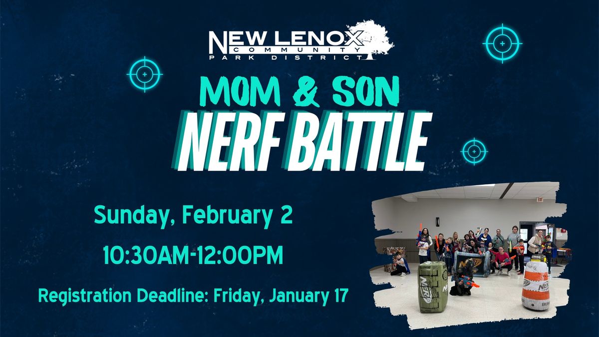 Mom & Son Nerf Battle