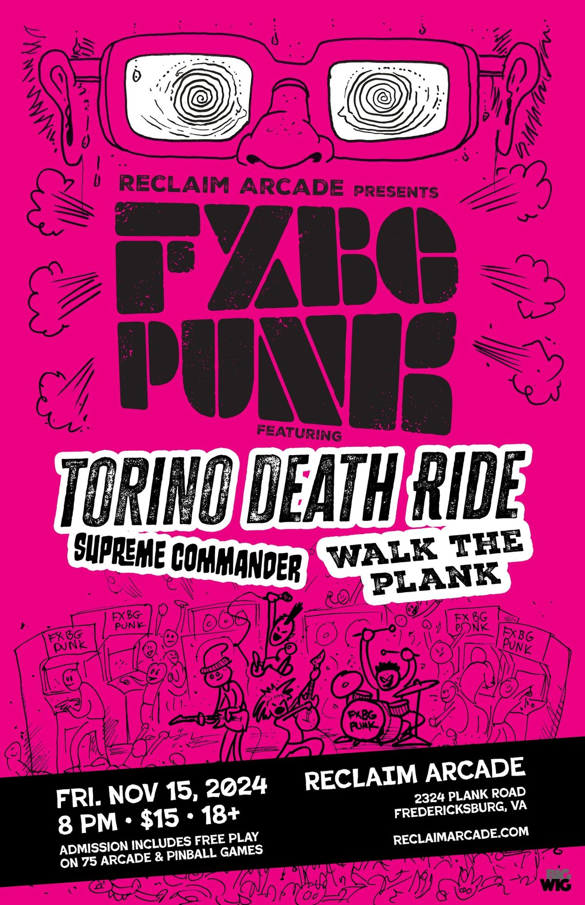 Torino Death Ride, Supreme Commander, & Walk the Plank @ Reclaim Arcade