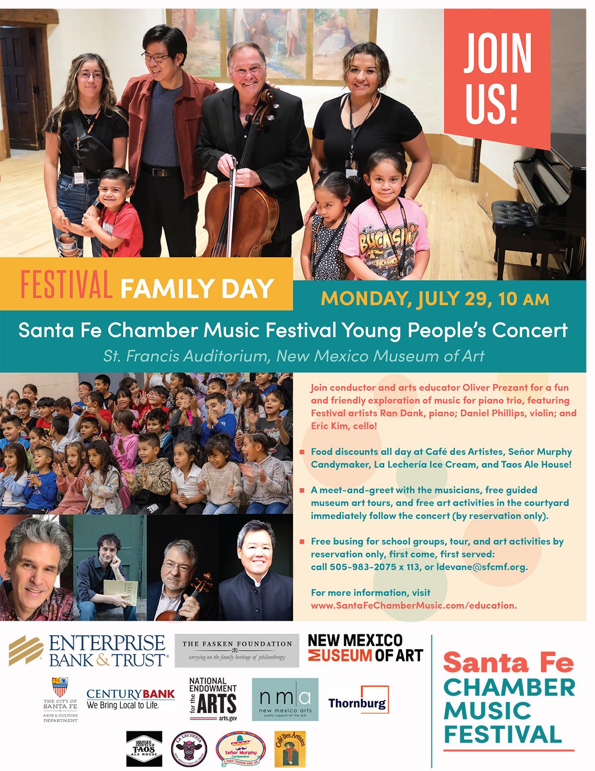 Family Fun Day and Young People's Concerts!