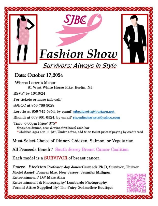 South Jersey Breast Cancer Coalition - Annual Fashion Show